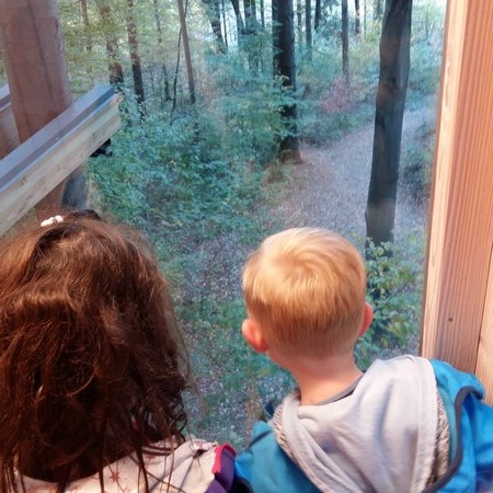 Enota Mehurček: Obiskali smo drevesno hiško v mestnem gozdu