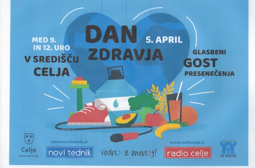 Dogodek ob DNEVU ZDRAVJA v mestu Celje